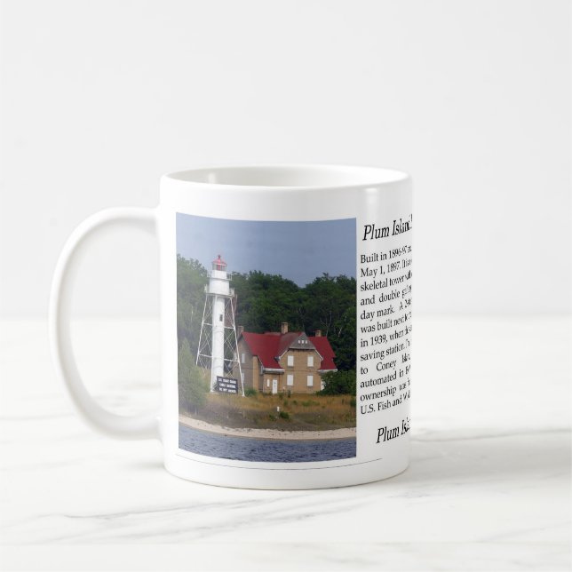 Plum Island Rear Range Light mug (Left)