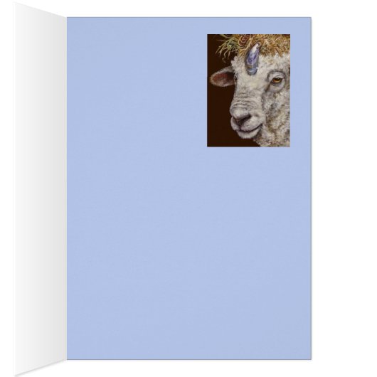 plum island sheep on plaid (Inside (Right))