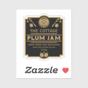 Plum Jam Conserve Maker Sticker