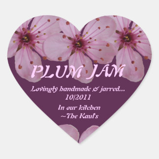 Plum Jam Jar Label (Personalize)