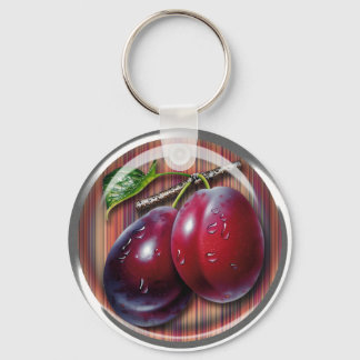 Plum Keychain