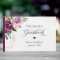 Plum Lilac Purple Floral Rose Gold Wedding