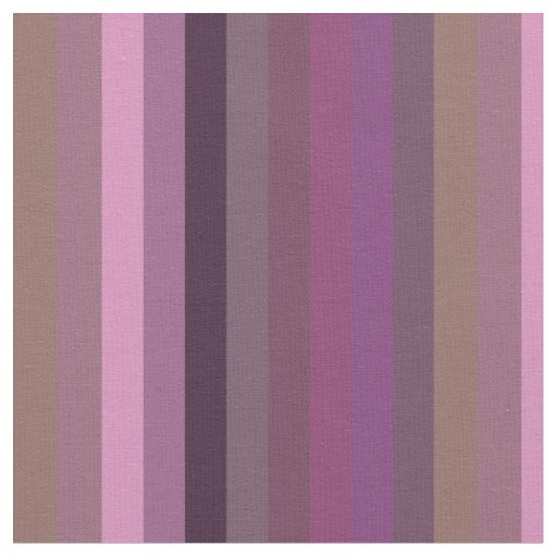 Plum & Lilac Vertical Stripes Fabric