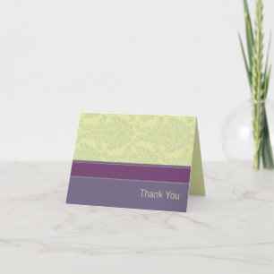 Plum Love Collection Thank You Card