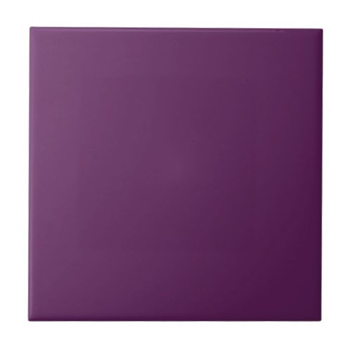 Plum Matches Fractal Pattern 2 Ceramic Tile