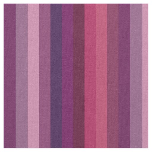 Plum, Mauve, Pink, Navy, Burgundy stripes Fabric