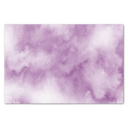 Plum Mauve Watercolor Abstract Tissue Paper
