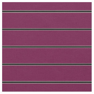 Plum -or chose a color-black/white pin stripe fabric