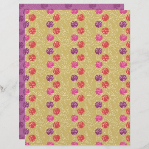 Plum Paper Sheet