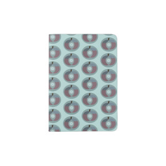PLUM PATTERN PASSPORT HOLDER