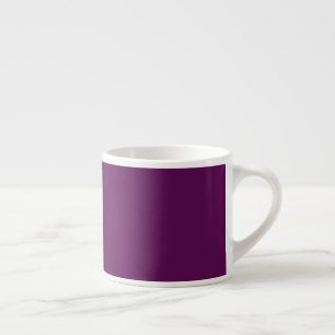 Plum Perfection - Elegant Solid Plum - Espresso Cup