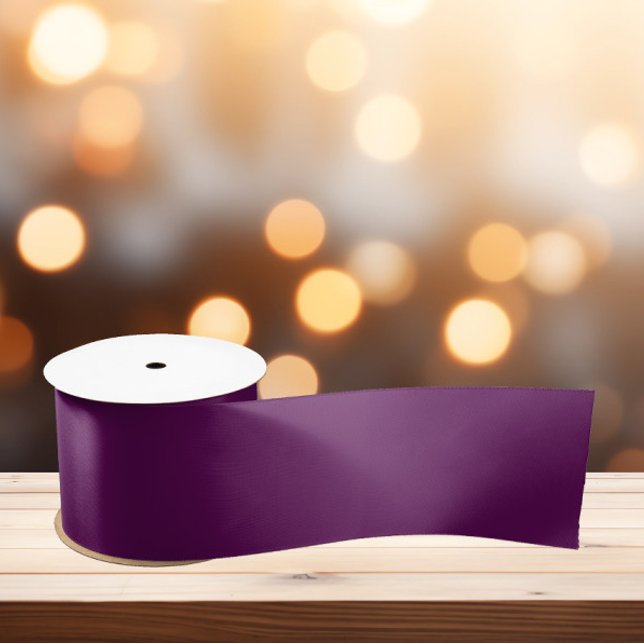 Plum Perfection - Elegant Solid Plum -  Satin Ribbon (Creator Uploaded)