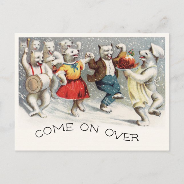 Plum Pudding Jig Postcard (Front)