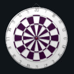 plum purple and white dartboard with darts<br><div class="desc"></div>