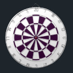 plum purple and white dartboard with darts<br><div class="desc"></div>