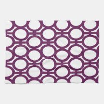 Plum Purple Kitchen Towels Zazzle