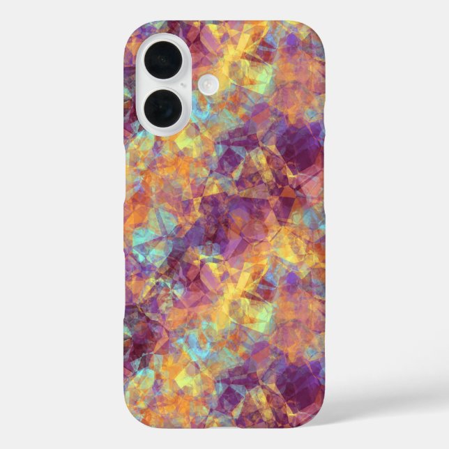 Plum Purple Crumpled Texture Case-Mate iPhone Case (Back)