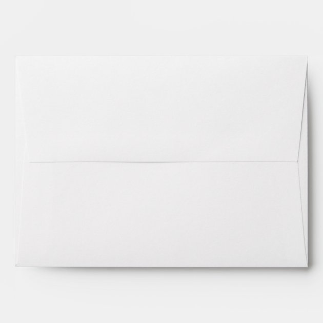 Plum Purple Floral Bohemian Watercolors Wedding Envelope