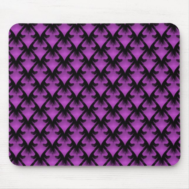 Plum Purple Metropolitan Glam Mousepad (Front)