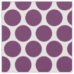 Plum Purple Mod Dots Fabric