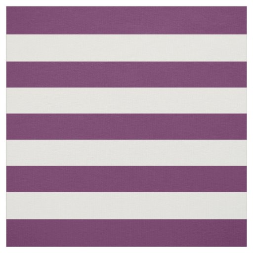 Plum Purple Preppy Stripes Fabric