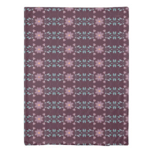 Plum Purple Reversible Duvet Cover