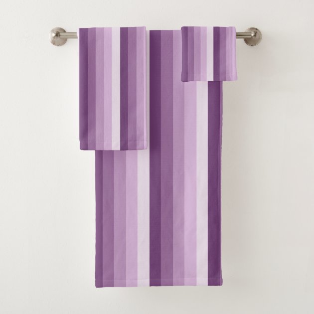 plum colored bath towels