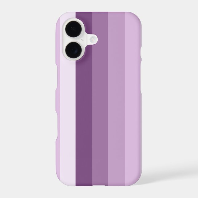 Plum purple shadow stripes Case-Mate iPhone case (Back)