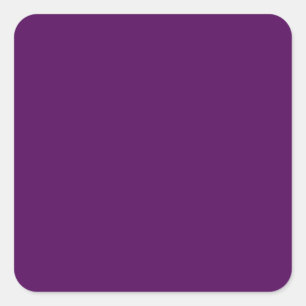 Plum Purple Square Sticker