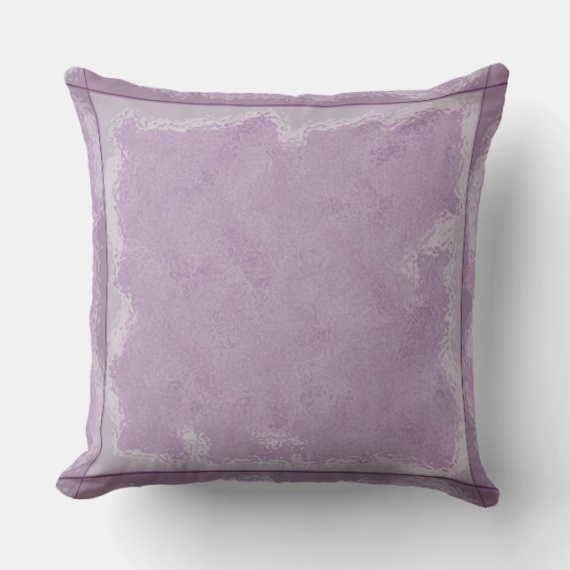 Plum Purple Throw Pillow (Front)