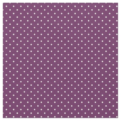 Plum Purple Tiny Dots Fabric