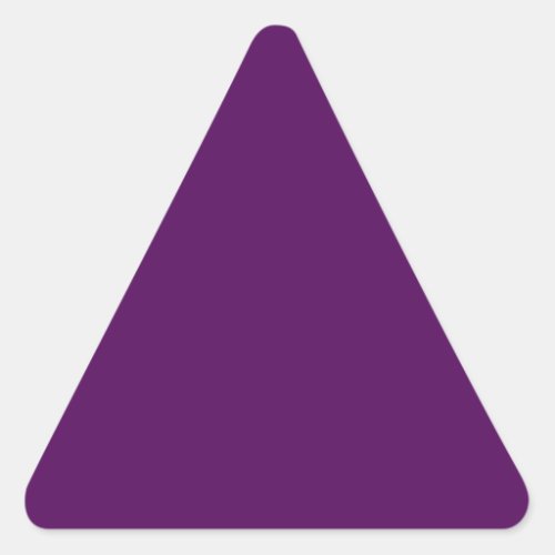 Plum Purple Triangle Sticker