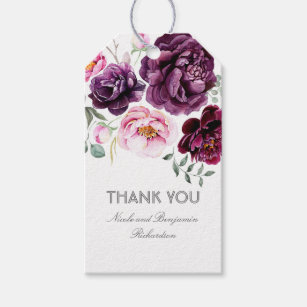 purple gift tags gift enclosures zazzle