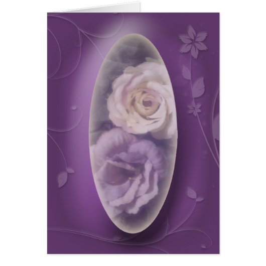 Plum roses cards (Front)