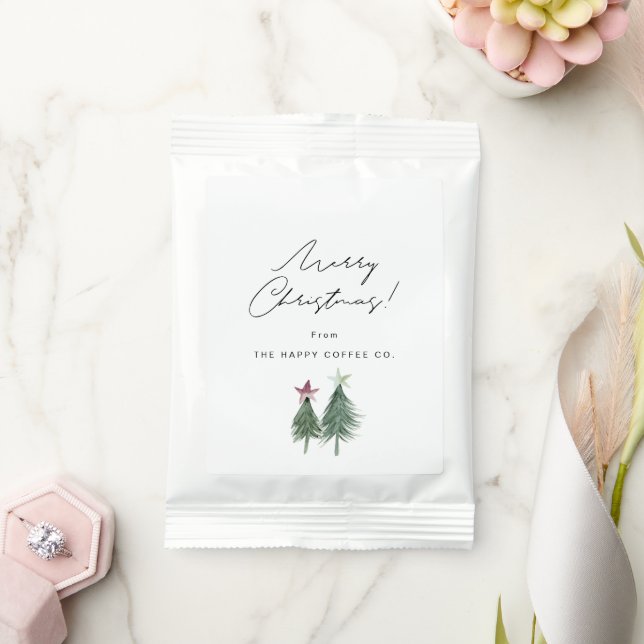 Plum & Sage Christmas Trees  Hot Chocolate Drink Mix (Wedding)