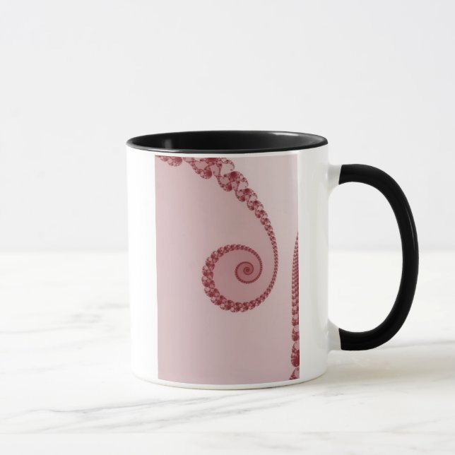 Plum Simple Spiral Mug (Right)
