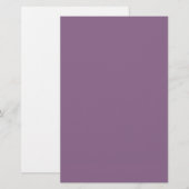Plum Solid Color (Front/Back)