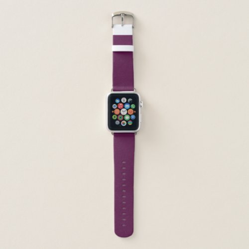 Plum solid color  apple watch band