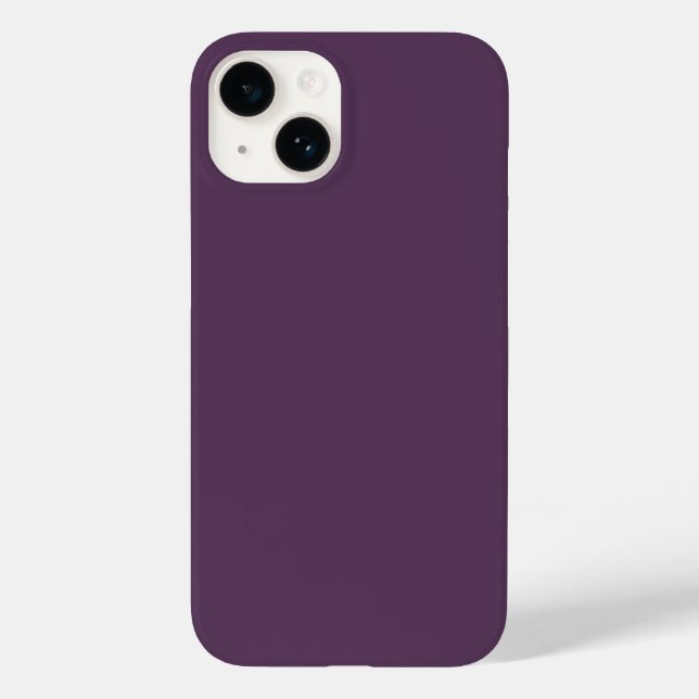 Plum, solid color, Case-Mate iPhone case (Back)