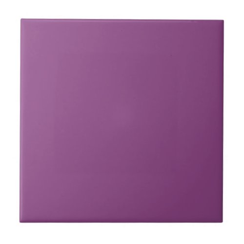 Plum Solid Color Ceramic Tile