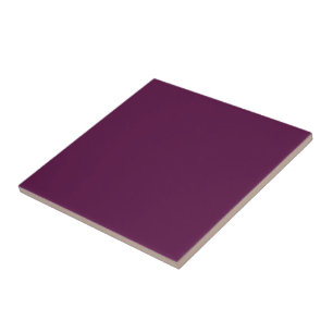 Plum (solid color)  ceramic tile