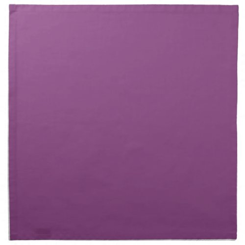 Plum Solid Color Cloth Napkin