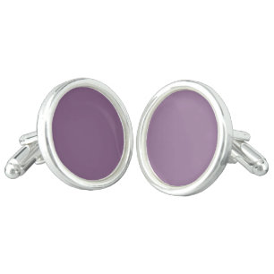 Plum Solid Color Cufflinks