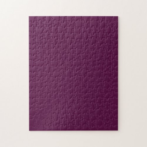 Plum solid color  jigsaw puzzle