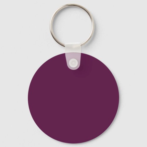 Plum solid color  keychain