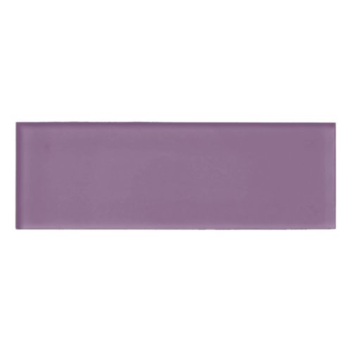 Plum Solid Color Name Tag