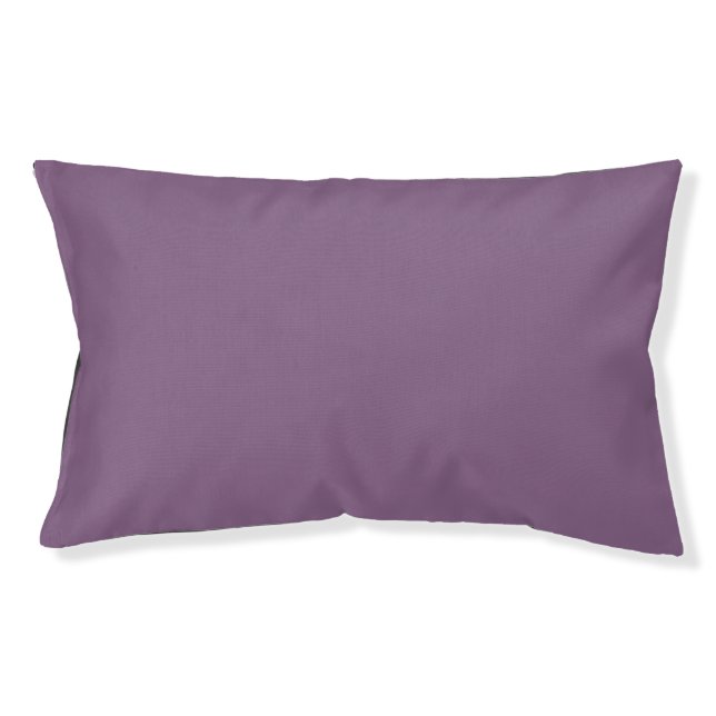 Plum Solid Color Pet Bed (Front)
