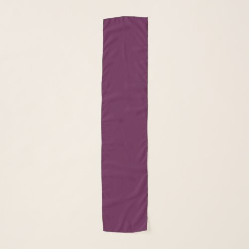 Plum solid color  scarf