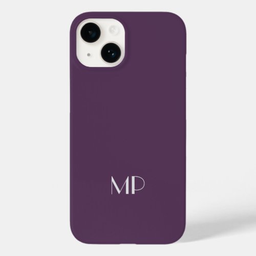 Plum solid color TEMPLATE Case_Mate iPhone 14 Case