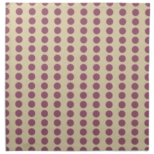 Plum Spice Moods Dots Cloth Napkin